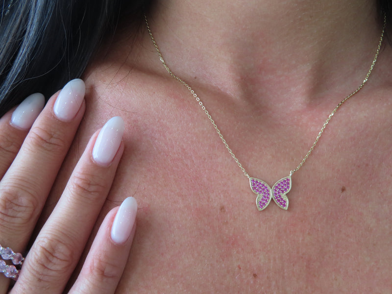 'BARBIE BUTTERFLY NECKLACE'