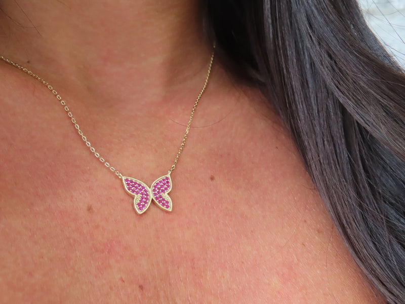 'BARBIE BUTTERFLY NECKLACE'