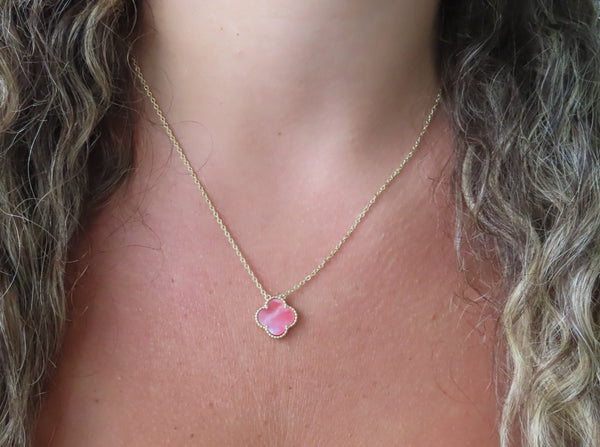 'LUCKY PINK NECKLACE'