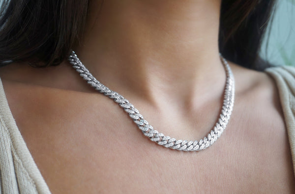 'BABY ICED CUBAN NECKLACE'