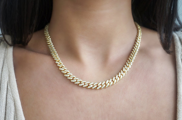'BABY ICED CUBAN NECKLACE'