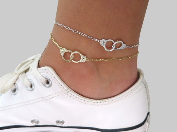 'HANDCUFF LINK ANKLET'