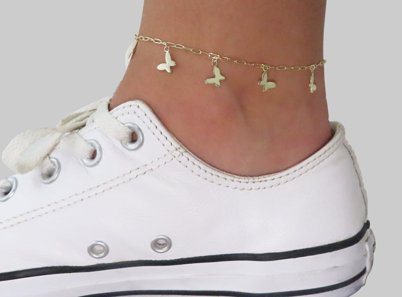 'BUTTERFLY LINK ANKLET'
