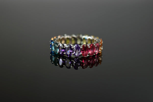 'RAINBOW OVAL' RING - SHOP PAIGE