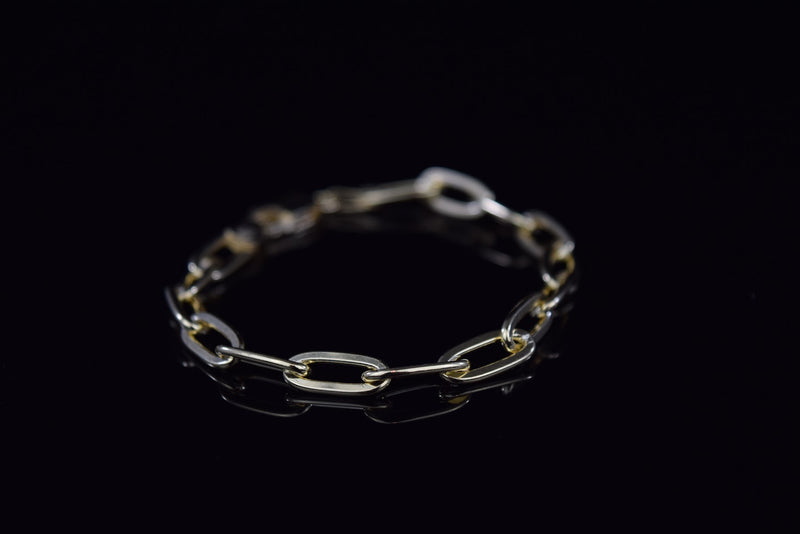 ‘THICK OPEN LINK CHAIN BRACELET’