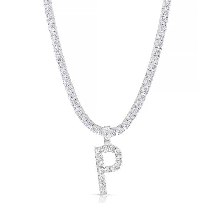 'INITIAL ICE' Necklace - SHOP PAIGE